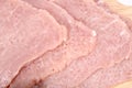 Raw tenderized pork chops Royalty Free Stock Photo