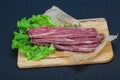 Raw Thick pork steak for cooking