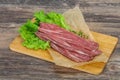 Raw Thick pork steak for cooking