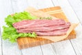 Raw Thick pork steak for cooking