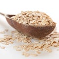 Raw thick rolled oats Royalty Free Stock Photo