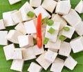 Raw tofu Royalty Free Stock Photo