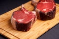 Raw Tomahawk Steak Royalty Free Stock Photo