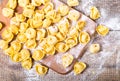 Raw tortellini Royalty Free Stock Photo