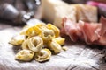 Raw tortellini Royalty Free Stock Photo