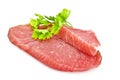 Raw tuna steak Royalty Free Stock Photo
