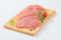 Raw turkey breast steaks Royalty Free Stock Photo