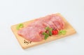 Raw turkey breast steaks Royalty Free Stock Photo
