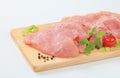 Raw turkey breast steaks Royalty Free Stock Photo