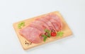 Raw turkey breast steaks Royalty Free Stock Photo