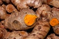 Raw Turmeric Royalty Free Stock Photo