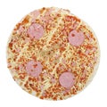 Raw uncooked pizza Royalty Free Stock Photo