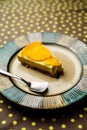 Raw vegan lemon tart Royalty Free Stock Photo