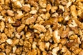 Raw walnuts halves (lat. Juglans regia)