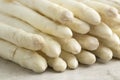 Raw white asparagus tips Royalty Free Stock Photo