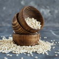 Raw White Sorghum grain Royalty Free Stock Photo