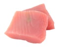 Raw Yellow Fin Tuna Steaks Royalty Free Stock Photo