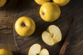 Raw Yellow Organic Opal Apples