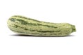 Raw zucchini isolated over white background Royalty Free Stock Photo