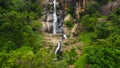 Rawana Falls in the jungle. Sri Lanka.