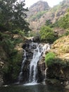 Rawana Falls in Sri Lanka