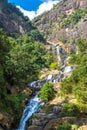 Rawana waterfall in Sri Lanka