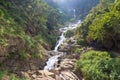 Rawana waterfall in Sri Lanka