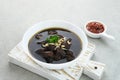 Rawon, Indonesian Traditional beef black soup.