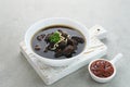 Rawon, Indonesian Traditional beef black soup.