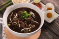 Rawon. traditional Indonesian beef black soup