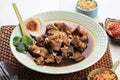 Rawon. Traditional Indonesian Beef Black Soup Culinary