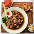 Rawon. Traditional Indonesian Beef Black Soup Culinary