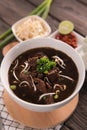 Rawon. traditional Indonesian beef black soup