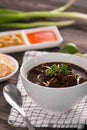 Rawon. traditional Indonesian beef black soup