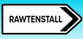 Rawtenstall Road Sign Royalty Free Stock Photo