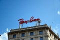 Ray-Ban Logo on a building Royalty Free Stock Photo