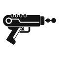 Ray blaster icon, simple style Royalty Free Stock Photo