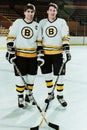 Ray Bourque and Mike Milbury, Boston Bruins.