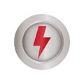 Ray electricity symbol Royalty Free Stock Photo