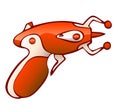 Ray-gun toy graphic Royalty Free Stock Photo
