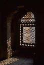 Ray of light entering through a window of Humayun`s tomb in Delhi Royalty Free Stock Photo
