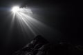 Ray of light in Jomblang cave.