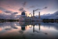 Ray of Light of Kota Kinabalu City Mosque Royalty Free Stock Photo
