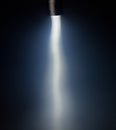 Ray Of Spot Light Underwater