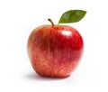 Rayal gala apple on white Royalty Free Stock Photo