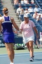Raymond & Stosur at US Open 2008 (1) Royalty Free Stock Photo