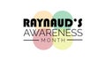 Raynauds Awareness Month is observed every year on October. Royalty Free Stock Photo