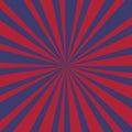 Rays background. Usa colors with grunge - Vector Royalty Free Stock Photo