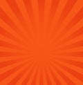 Rays background vector illustration, orange or red ray from