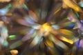 Rays gold rainbow.Blurred abstract creative background. Rainbow Royalty Free Stock Photo